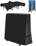 Outdoor Ping Pong Table Cover - Heavy Duty 600D Waterproof Protection