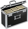 Vaultz File Organizer Box - Legal Size Portable Locking Tote