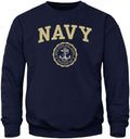 Barnesmith Crewneck Sweatshirt for College Navy - Unisex Comfort