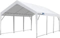 12x20 ft Heavy Duty Carport with Reinforced Beams for Stability