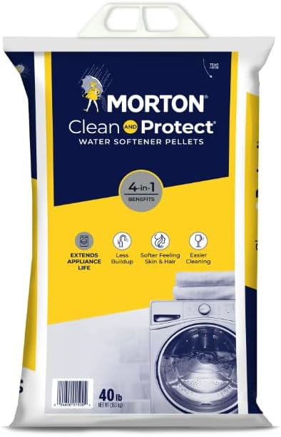 Morton Clean and Protect Water Softener Salt Pellets for Home Use