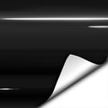 Gloss Black Vinyl Wrap Adhesive Film Air-Release Decal Roll - DIY Auto