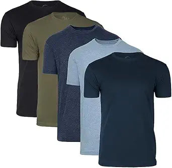 True Classic mens Classic 5 pack T-shirt for Everyday Comfort