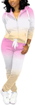 Nimsruc Two Piece Outfits For Women Casual Tracksuit (Style PKX9)