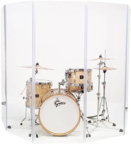 Premium Quality 7 Panel Drum Shield for Superior Sound Control