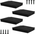 4x6 Heavy Duty Aluminum Pyramid Post Caps for Wood Posts