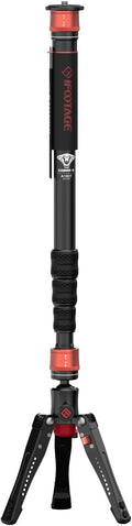 IFOOTAGE Cobra 3 A180T Camera Monopod with Tripod Base - Stable Travel