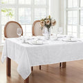 Caiden Elegance Damask Tablecloth 60 in x 144 in - Waterproof