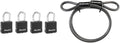 Master Lock Outdoor Key Lock 4-Pack - Heavy Duty Weatherproof Padlocks
