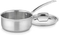 Cuisinart 1.5 Quart Multiclad Pro Triple Ply Saucepan w/Cover - Even
