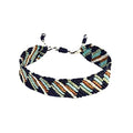 Custom Made Colorful Striped Knot Sailor Bracelet - Adjustable Fit