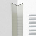 Proflex Wall Corner Protector Brushed Aluminum 1-1/2 in x 36 in - Pack