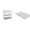 Flat Top Changing Table with Wheels and Changing Pad - Easy Mobile