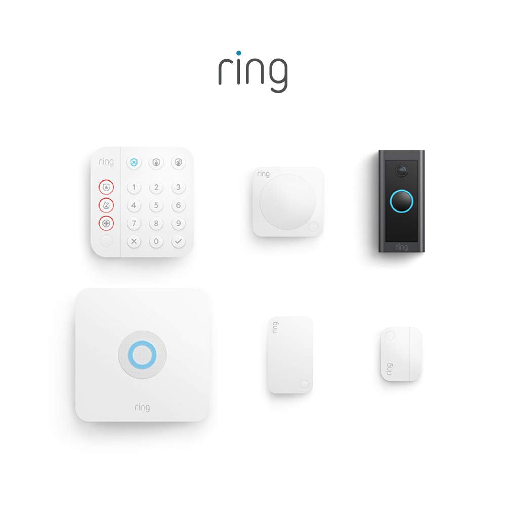 Home Security Bundle: Ring Alarm 5-Piece Kit + Video Doorbell