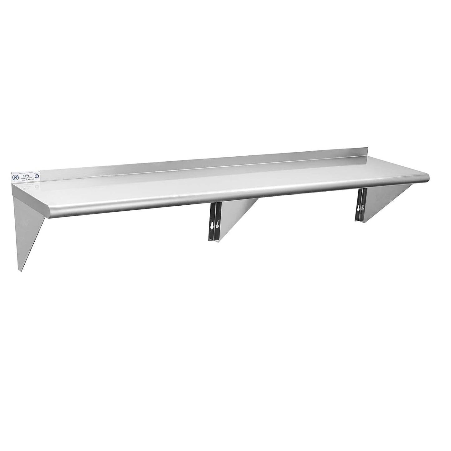 Hally Stainless Steel Shelf 14 x 60 Inches for Commercial Use