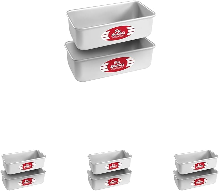 Fat Daddio's Anodized Aluminum Bread Pan Set for Perfect Loaves
