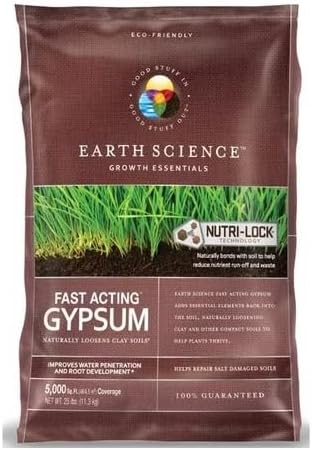 Earth Science Fast Acting Gypsum for Healthy Lawn Growth