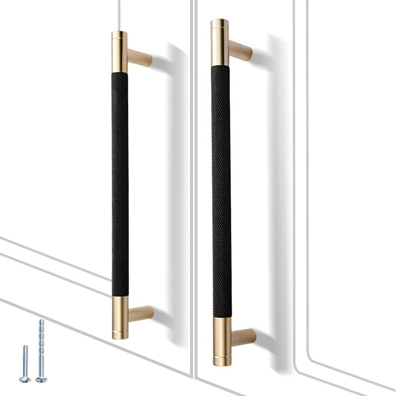 12 Pack 7 1/2 Inch Knurled Cabinet Handles for Stylish Upgrades