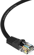 Flat Cat6 Ethernet Cable 2 ft (50 Pack) - Low-Profile 10Gbps