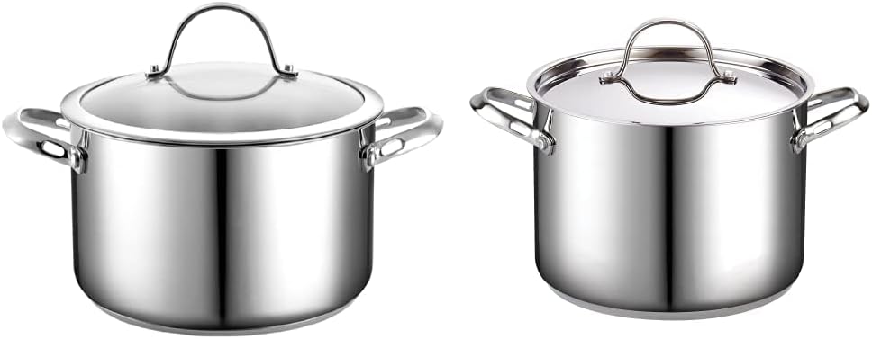 Cooks Standard 6-Quart and 8-Quart Stainless Steel Stockpots