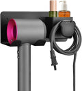 Hair Dryer Holder Wall Mounted Adhesive/Drilling - Space Saving