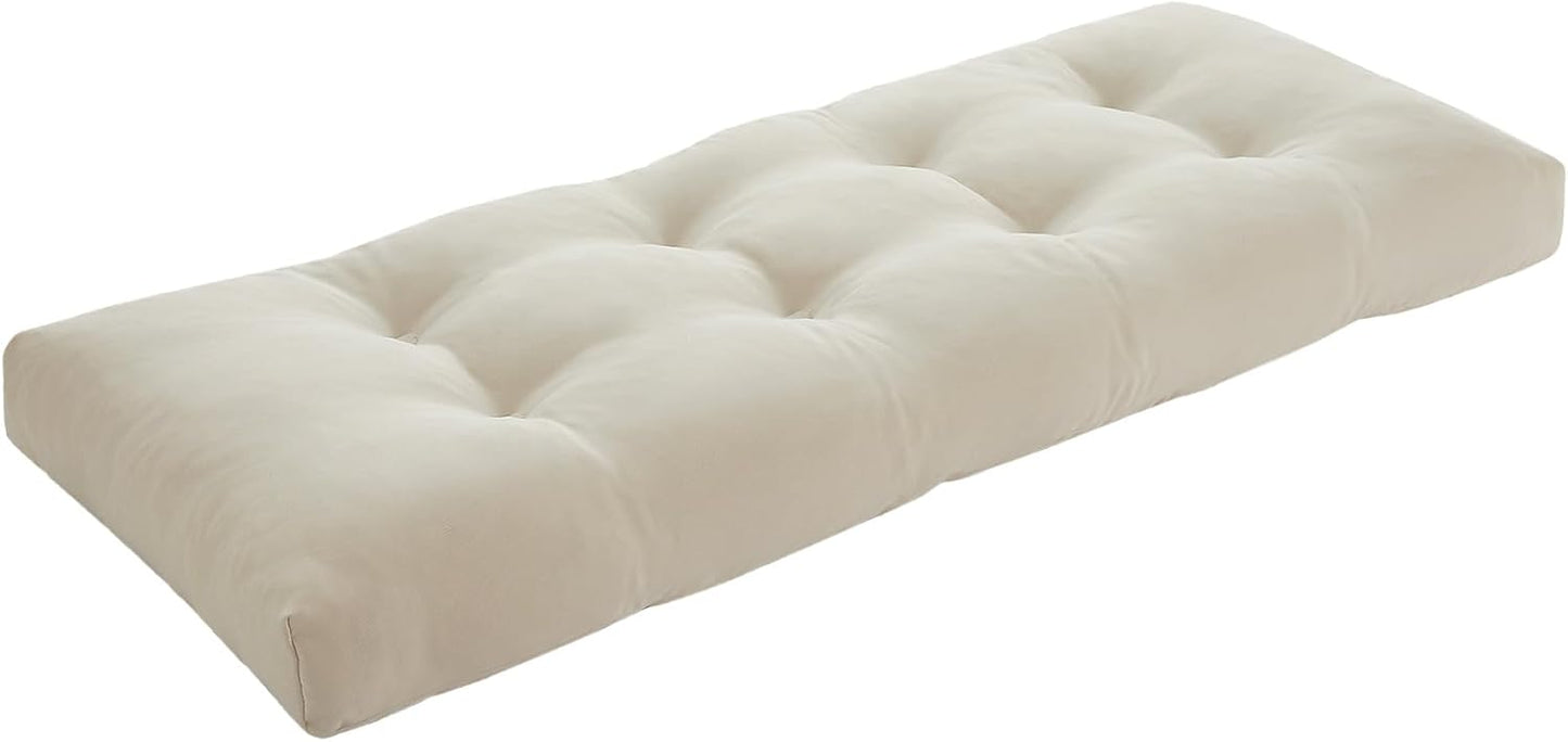 42 Inch Bench Cushions for Indoor Furniture, Soft and Supportive