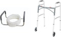 Essential Medical Supply Raised Elevated Toilet Seat Riser - Easier