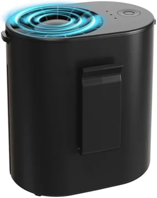 3-in-1 Rechargeable Fan: Strong Airflow, Hands-Free