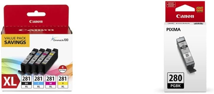 Canon CLI-281 XL Ink Pack for Crisp Prints and Photos