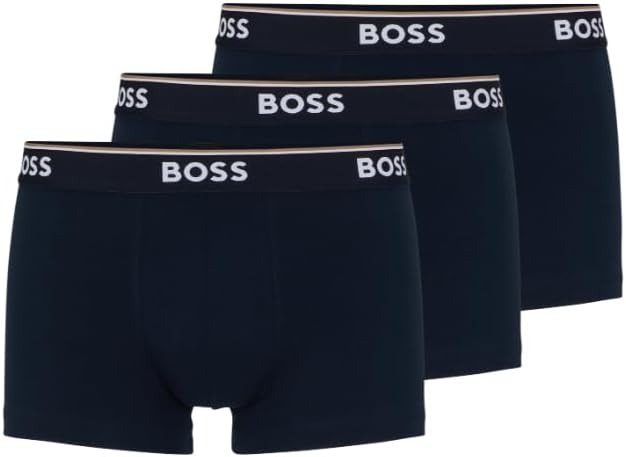 BOSS 3-pack Stretch Cotton Regular Fit Trunks for Comfort