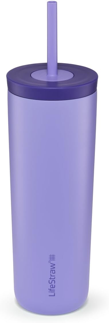 LifeStraw Go Series Tumbler: Insulated Water Filter for Travel