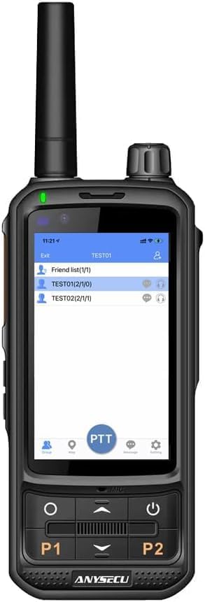 ANYSECU A970S 4G Zello Radio POC Push to Talk Mobile Phone