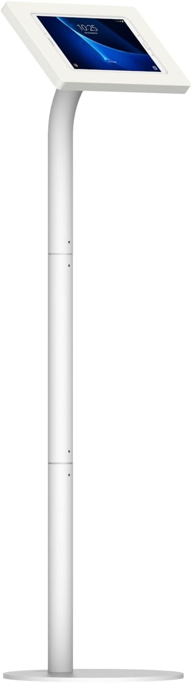 VidaMount White Enclosure and Floor Stand for Galaxy Tab A 10.1
