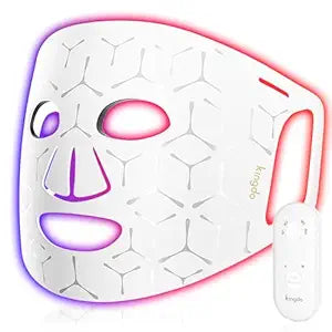 Red Light Therapy for Face - Cordless Infrared LED Mask