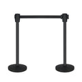 Crowd Control Stanchion Set of 2 with 16.4 ft Retractable Belt