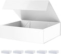 PACKHOME 6 Large Gift Boxes 13.5x10x3.5 in - Sturdy Magnetic Lid Boxes
