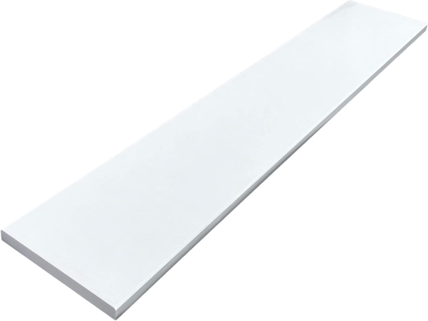 Super White Engineered Marble Threshold for Shower Curb and More