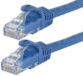 Monoprice Cat6 7ft Blue Ethernet Cable - 12 Pack of Snagless Cables