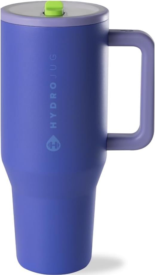 HydroJug Traveler 32 oz Water Bottle with Handle & Flip Straw