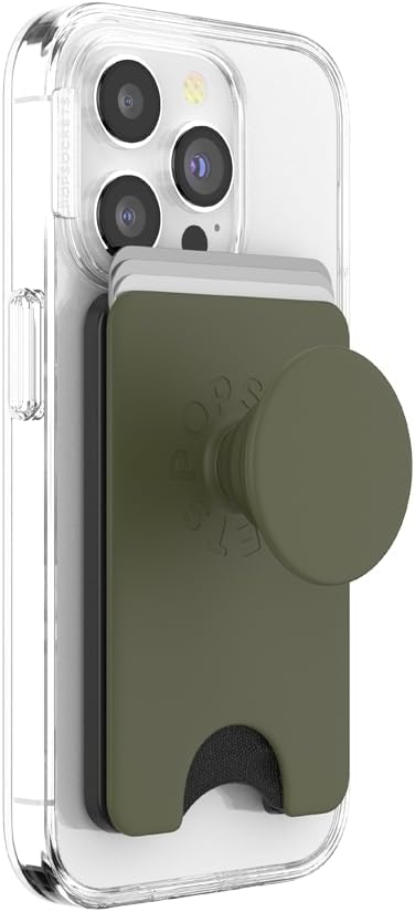 PopSockets Phone Wallet with Expanding Grip for MagSafe Use