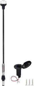 Boat Stern Anchor Light LED Flexible Pole 36 in - 2 NM Visibility