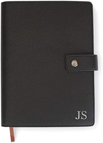 Refillable Full Grain Leather Journal Cover with Extras