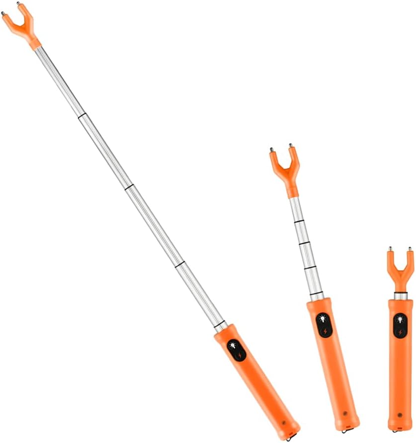 Rechargeable Cattle Prod with LED Light for Livestock Herding