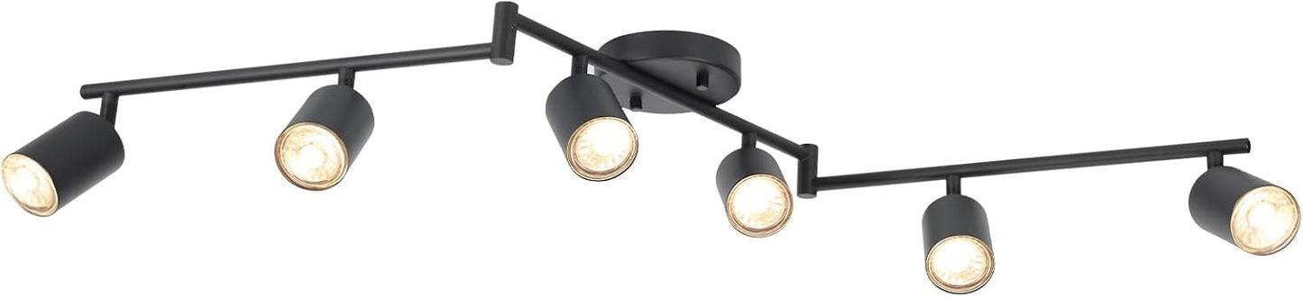 BoostArea LED 6 Light Track Lighting Kit for Modern Spaces