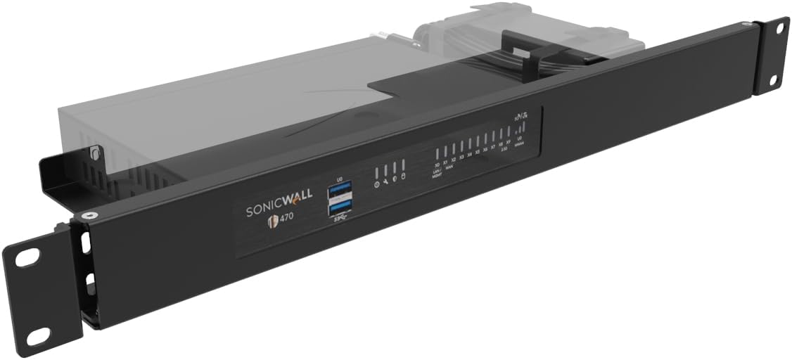Mini Rack Mount Kit for SonicWall Firewall TZ270 TZ370 TZ470