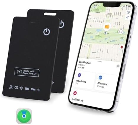 LBPRT Air-Tag Card Wallet Tracker: Smart Locator for iOS Users