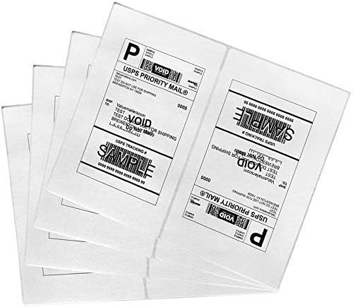 Shipping Labels with Rounded Corners for Easy Peeling and Use