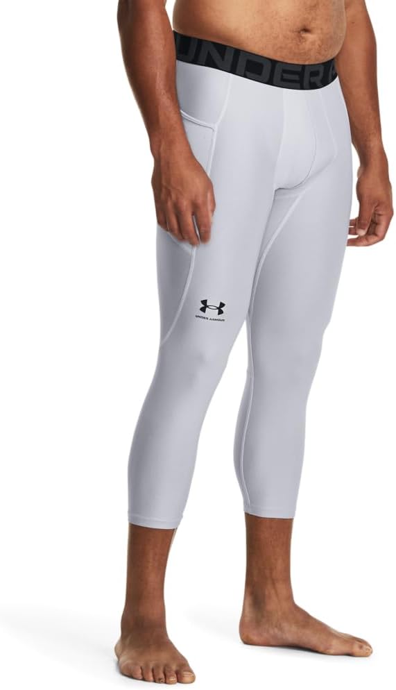 Under Armour Mens HeatGear Armour 3/4 Leggings for Comfort