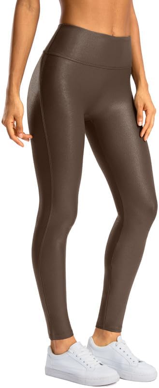 SANTINY Women's Faux Leather Leggings for Stylish Comfort