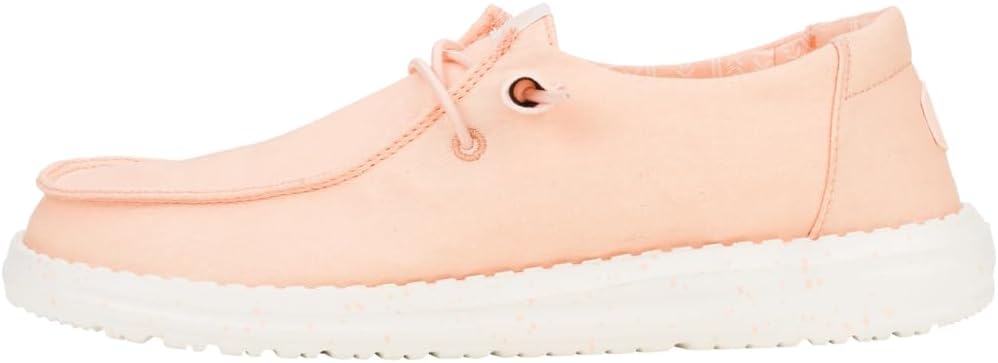 Hey Dude Women's Wendy Chambray Lace-Up Loafer for Comfort
